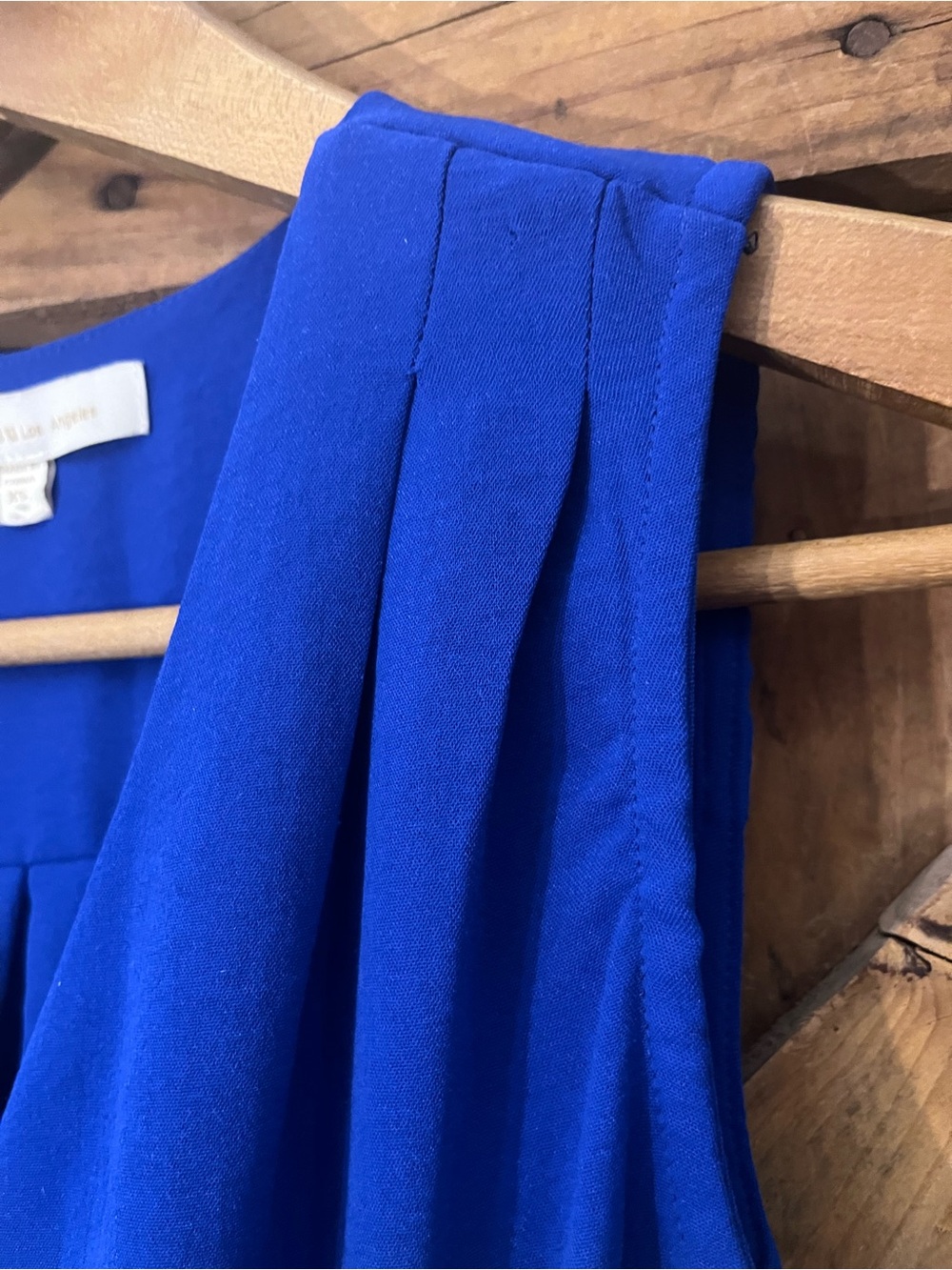 Monteau Los Angeles Cobalt Blue Wide Leg Jumpsuit XS - Picture 8 of 9